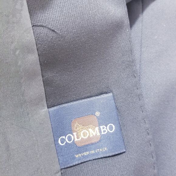 Rene Lezard Wool Black Blazer Slit Sleeve - Picture 10 of 10